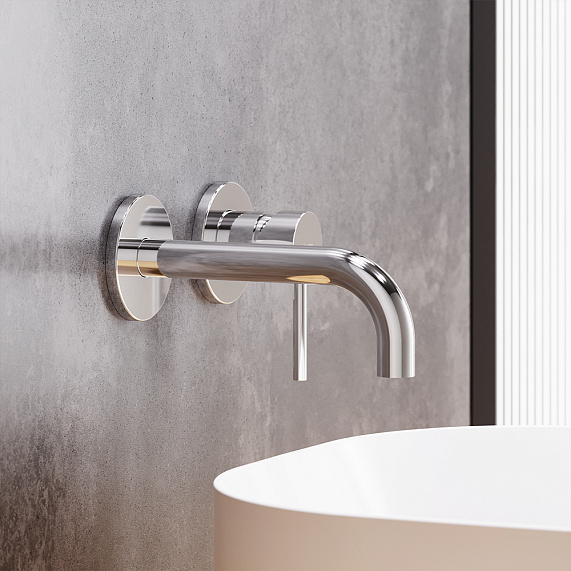 Смеситель для раковины (умывальника) Damixa Scandinavian Pure 360260000 хром встраиваемый