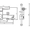 Душевой гарнитур Dorff Logic D0103030SS штанга, шланг, лейка 3 режима, хром + смеситель для ванны и душа, хром