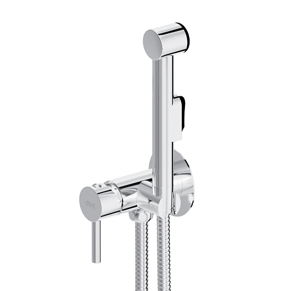Гигиенический душ со смесителем Dorff Logic D3075000 хром встраиваемый, шланг 1500, держатель