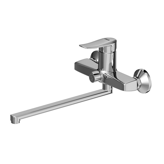 Смеситель для ванны и душа Dorff Ultra D5095000 длинный излив, душевая лейка, шланг 1500, хром