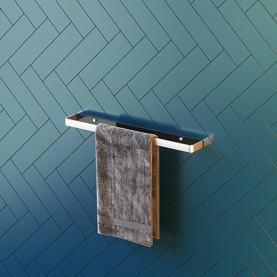 Вешалка для полотенец Damixa Jupiter DA77346400 серебристая