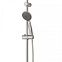 Душевой гарнитур Dorff Logic D0103030SS штанга, шланг, лейка 3 режима, хром + смеситель для ванны и душа, хром
