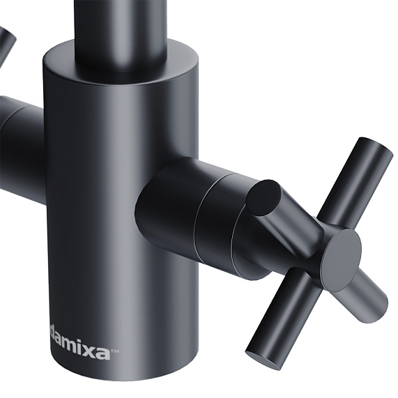 Смеситель для раковины (умывальника) Damixa Neo Classic 270210000 графит