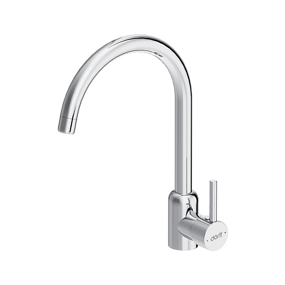 Смеситель для кухни Dorff Logic D3007000 высокий, хром