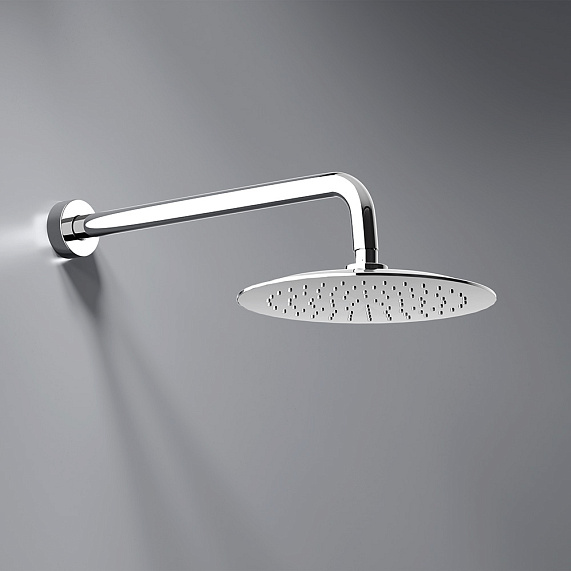 Встраиваемая душевая система Damixa Scandinavian Pure 936530000 хром: тропический верхний душ, ручной душ