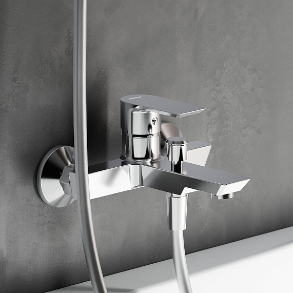 Смеситель для ванны и душа Damixa Apollo 471000001 хром