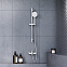 Душевой гарнитур Damixa Origin One 918100000 штанга, шланг, лейка 3 режима, хром