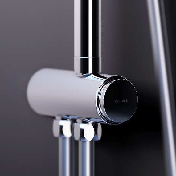 Душевая система Damixa Scandinavian Pure 936000000 стойка с тропическим душем, хром