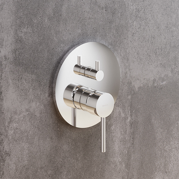 Смеситель для ванны и душа Damixa Scandinavian Pure 367100000 хром встраиваемый