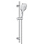 Душевой гарнитур Damixa Eclipse 931001000 держатель, шланг, лейка 3 режима, хром