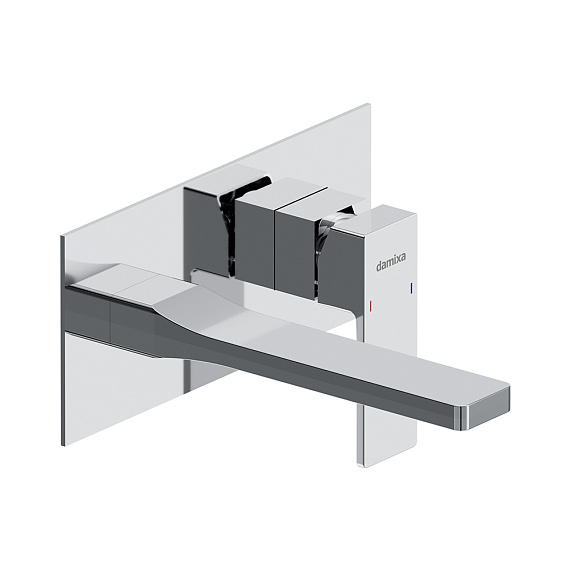 Смеситель для раковины Damixa Gala 530260000 хром встраиваемый