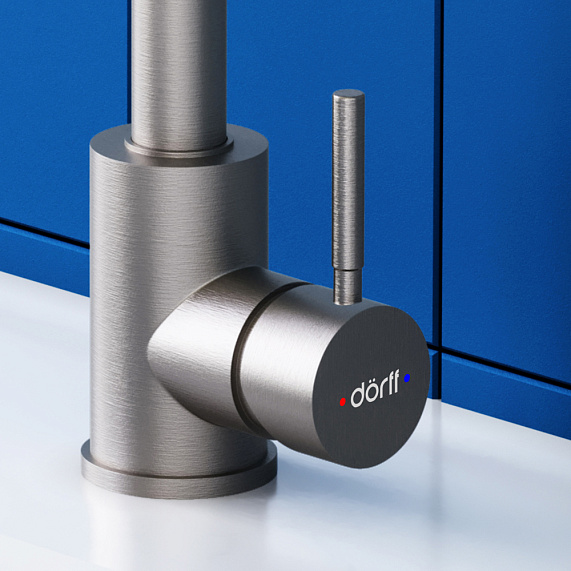 Смеситель для кухни Dorff Logic D3000000 высокий, сатин