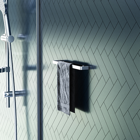 Вешалка для полотенец Damixa Jupiter DA77346400 серебристая