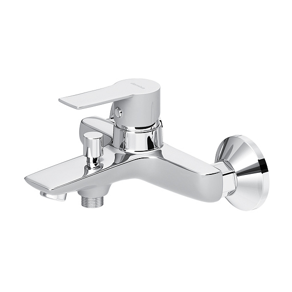 Смеситель для ванны и душа Damixa Origin Elegance 841000000 хром, белый