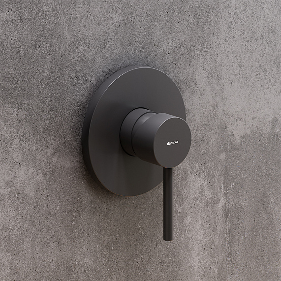 Смеситель для душа Damixa Scandinavian Pure 367500300 черный встраиваемый