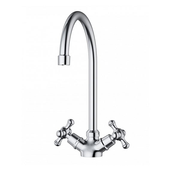 Смеситель для кухни Damixa Retro 230000000 высокий, хром