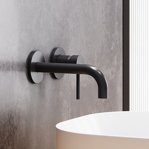 Смеситель для раковины (умывальника) Damixa Scandinavian Pure 360260300 черный встраиваемый