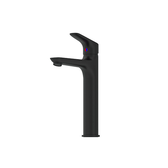 Смеситель для раковины (умывальника) Damixa Origin Bit 770250300 высокий, черный
