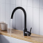 Смеситель для кухни Dorff Logic D3007022 высокий, черный