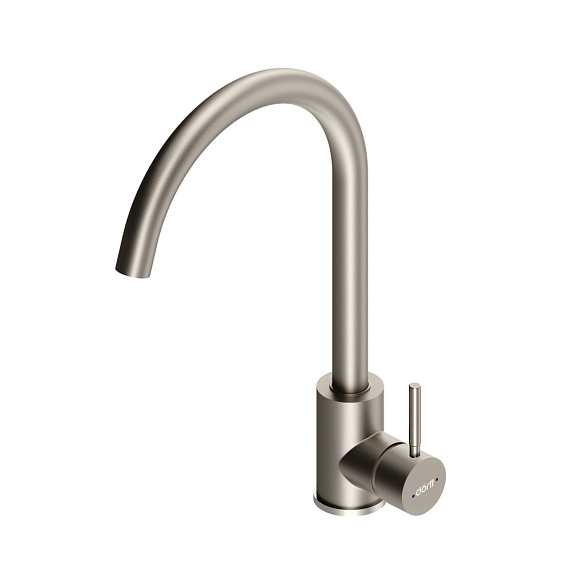 Смеситель для кухни Dorff Logic D3000000 высокий, сатин