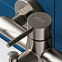 Смеситель для ванны и душа Dorff Logic D3010000SS никель