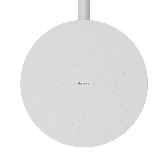 Душевая система Damixa Jupiter 977000200 стойка с тропическим душем, белая