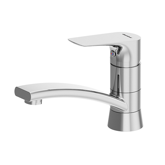 Смеситель для раковины (умывальника) Damixa Jupiter 770220001 с поворотным изливом, хром