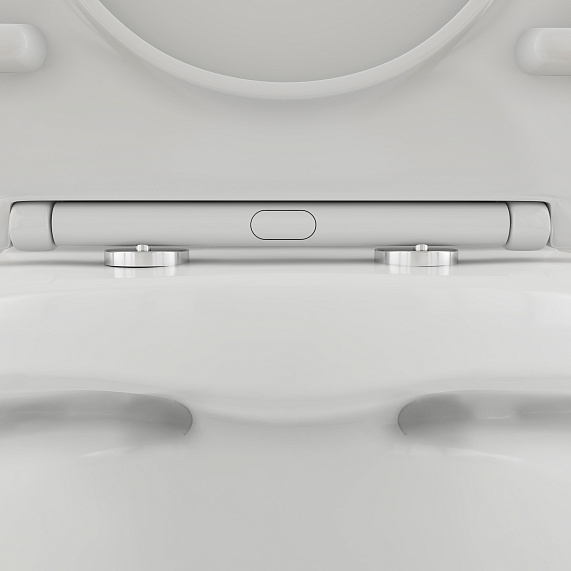 Унитаз напольный Damixa Skyline DX35C8600SC безободковый с сиденьем микролифт, белый